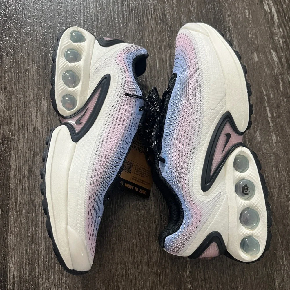 Nike Air Max DN PRM Women Pink Foam Off Noir Aluminum Running Shoes Size 7